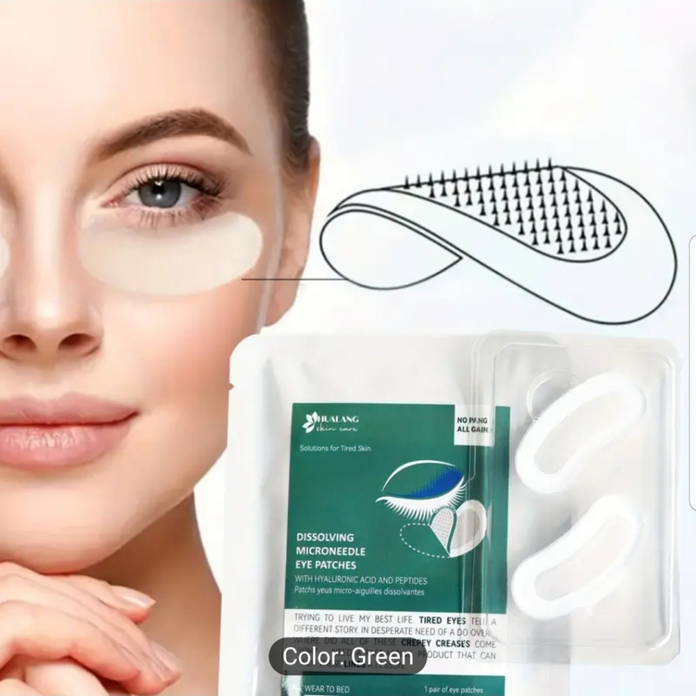 Eye Patch, Micro Needle Hyaluronic Acid Soluble Dissolving Microneedle Under Eye